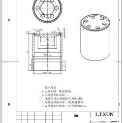 过滤芯盖