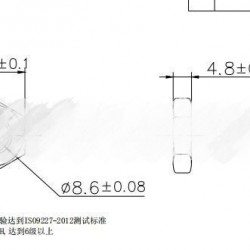 六角薄螺母