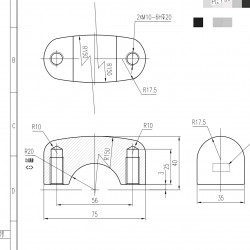 铝合金夹块锻造机加工