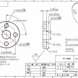 五轴加工件