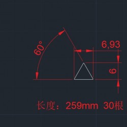 不锈钢等边三角棒