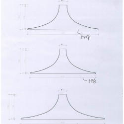 304不锈钢喇叭盘底座