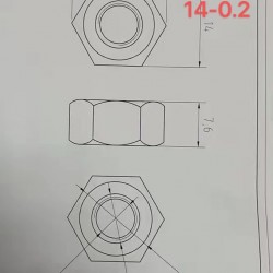 求购六角螺母 5/16-18