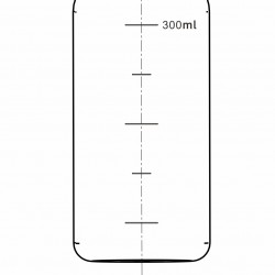 300ml刻度瓶