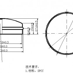 冲压件盖